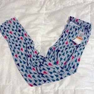 NWT - Planet Gold Grey Marled Trees Combo  Leggings - Small